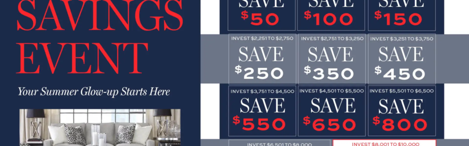 The Memorial Day Savings Event